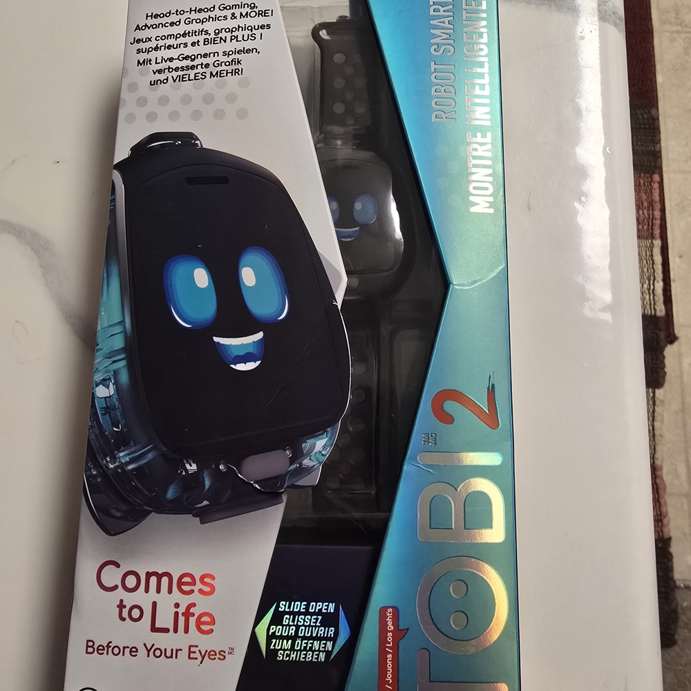 Tobi Robot Smartwatch with Black and Blue Design